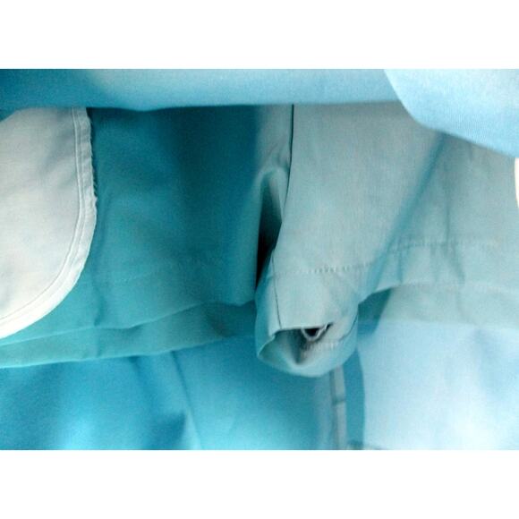 Antigua Women's Blue Checked Desert Dry Mid Rise Zip Skort Size 16 - Picture 2 of 6